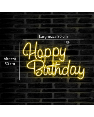 Luce Led "Happy Birthday" modello piccolo