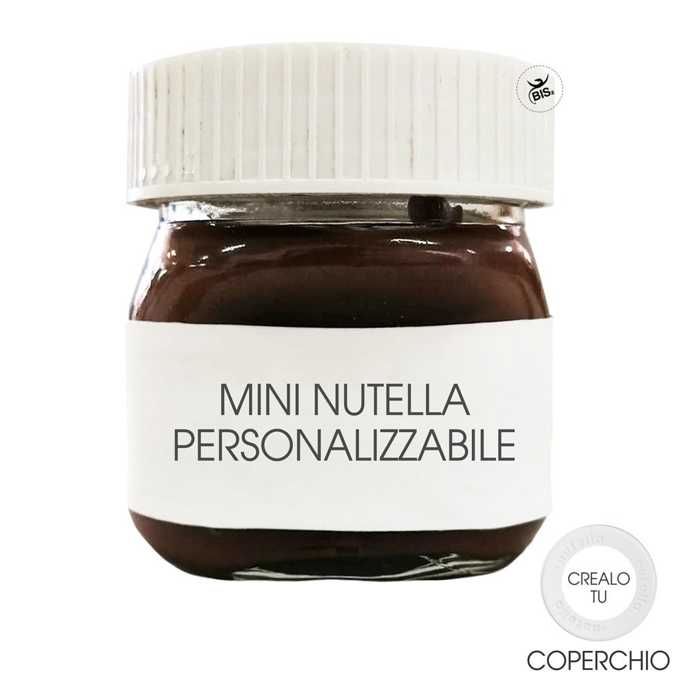 Kit 10 pz Mini Nutella da personalizzare