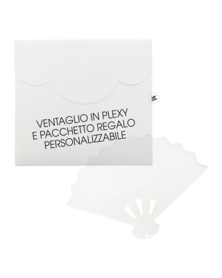 Ventaglio in plexiglass da personalizzare