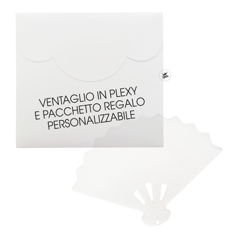 Ventaglio in plexiglass da personalizzare