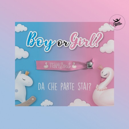 braccialetti in tessuto "Team Girl"