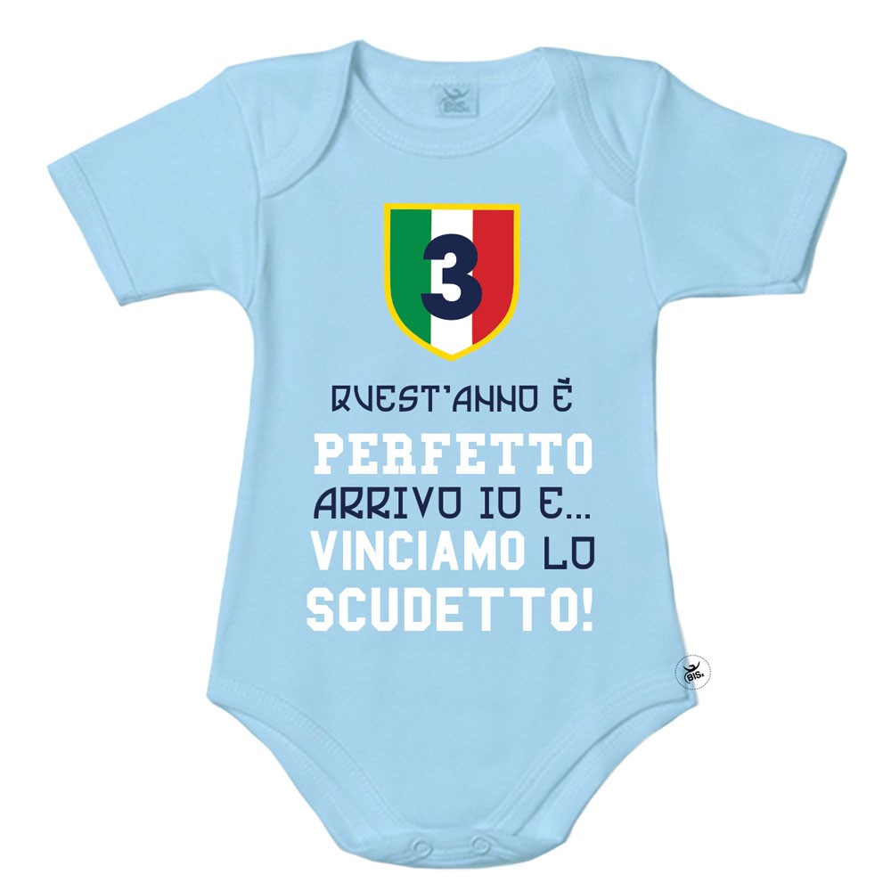 Body neonato/a "Vinciamo lo scudetto"