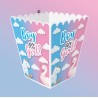 Kit 5 pz Scatola pop corn "Boy or Girl"