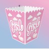 Kit 5 pz Scatola pop corn "Team Boy/Girl"