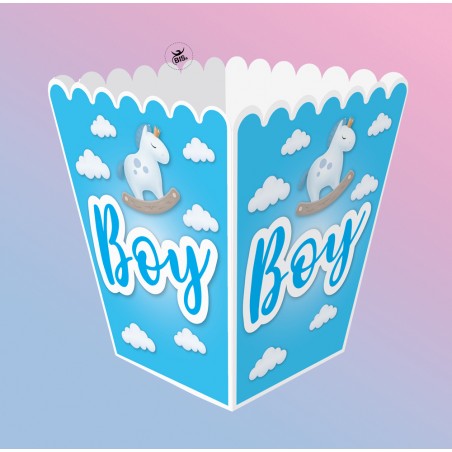 Scatola pop corn "Team Boy"