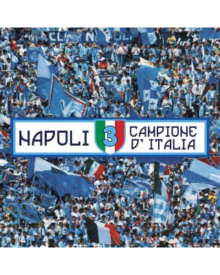 Striscione in PVC da esterno "Napoli Campione d'Italia"