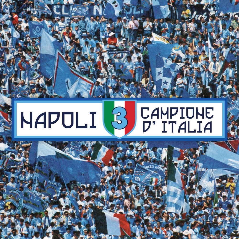 Striscione in PVC da esterno "Napoli Campione d'Italia"