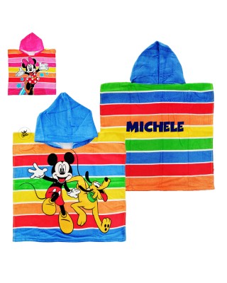 Poncho da spiaggia "Disney" multicolor