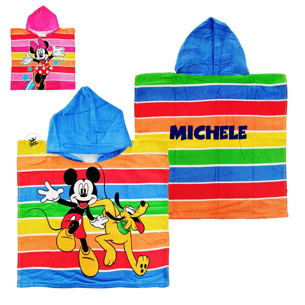Poncho da spiaggia "Disney" multicolor