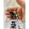 Kit 5 pieces Plexiglass Placeholder "letter"