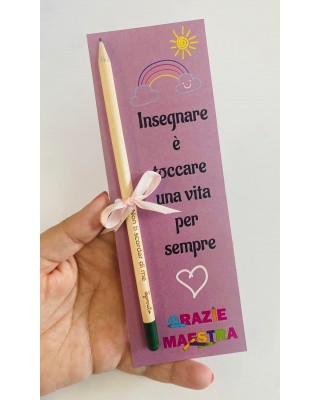 matita piantabile regalo maestra