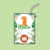 Etichette per succo di frutta "Linea Safari"