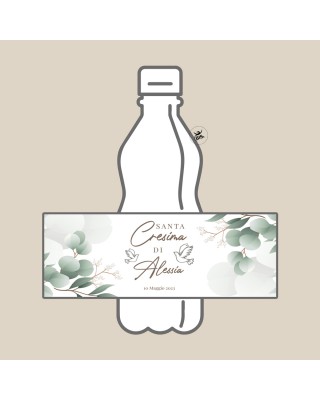 Etichette per bottiglia "Linea Cresima Classic"