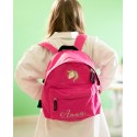 Zaino trandy Unicorno con nome in glitter