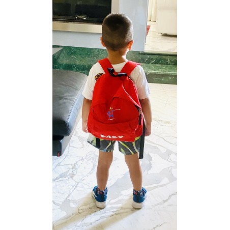 Zaino trandy "super eroe" con nome