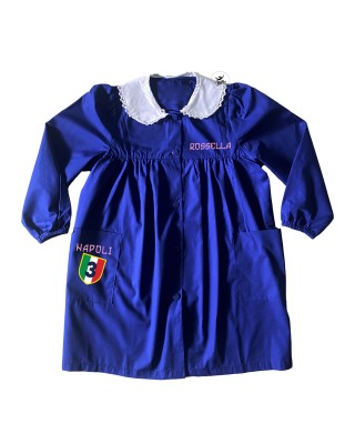 Grembiule bimba blu "Napoli"