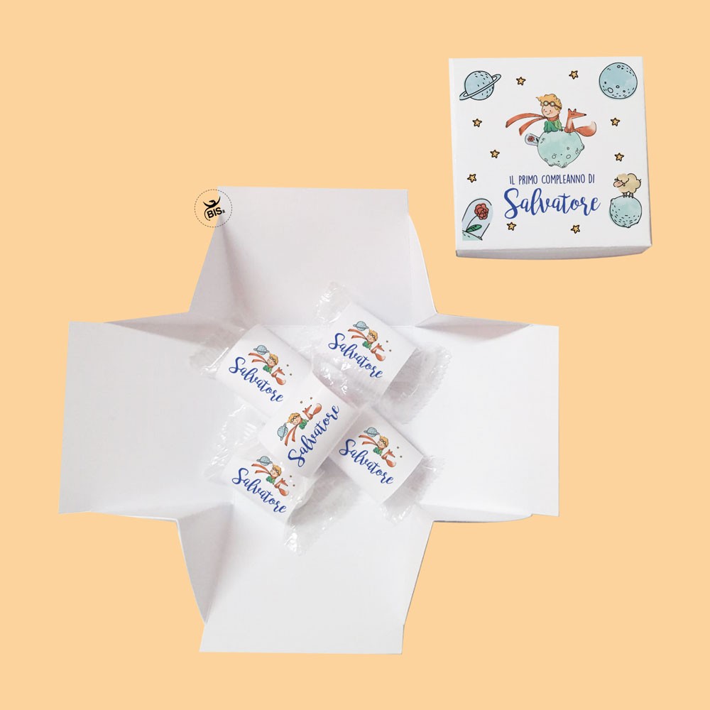 Scatola pop-up porta confetti "Linea Piccolo Principe Classic"