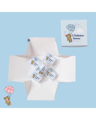 Scatola pop-up porta confetti "Teddy collection"