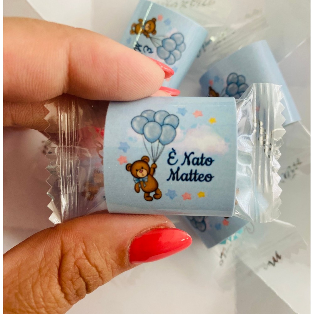 Kit 10 pz Scatola pop-up porta confetti "Teddy collection" da personal