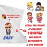 Asciugamano asilo "Linea Avatar" da personalizzare
