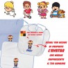 PERSONALIZED Nursery school set  with print  and name