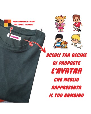 Etichette per tessuto "Linea Avatar"
