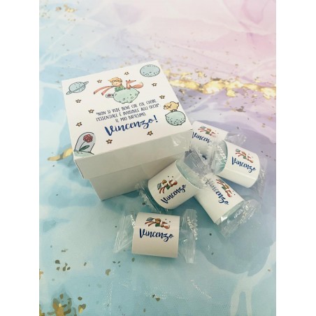 Kit 10 pz Scatola pop-up porta confetti  "Linea Piccolo Principe Classic" da personalizzare