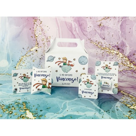 Kit 10 pz Scatola pop-up porta confetti  "Linea Piccolo Principe Classic" da personalizzare