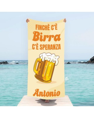 Telo mare "Finchè c'è birra...