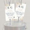 "Tag scintille" "Linea Parigi" da personalizzare