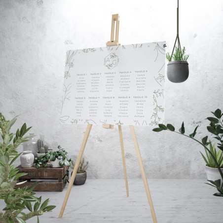Tableau "Linea Londra" segnaposto