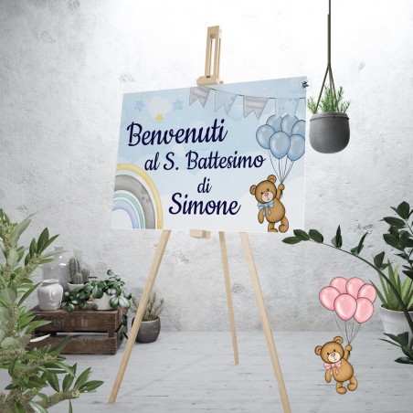 Tableau "Teddy collection" benvenuto