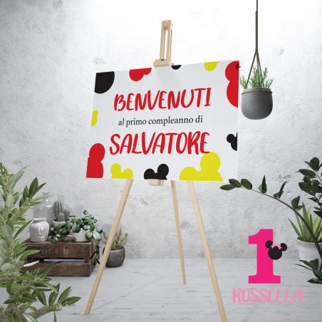 Tableau "Linea Topino/a"  benvenuto