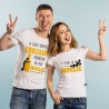 T-shirt uomo "Se sono troppo ubriaco portatemi da mia moglie"