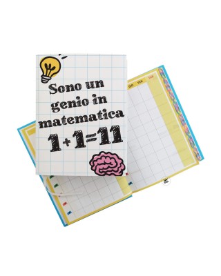 Diario scolastico "Sono un genio in matematica"