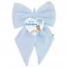 Fiocco Nascita con cuore in plexiglass "Teddy collection"