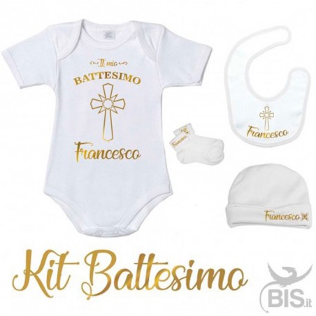 Kit battesimo personalizzabile con nome