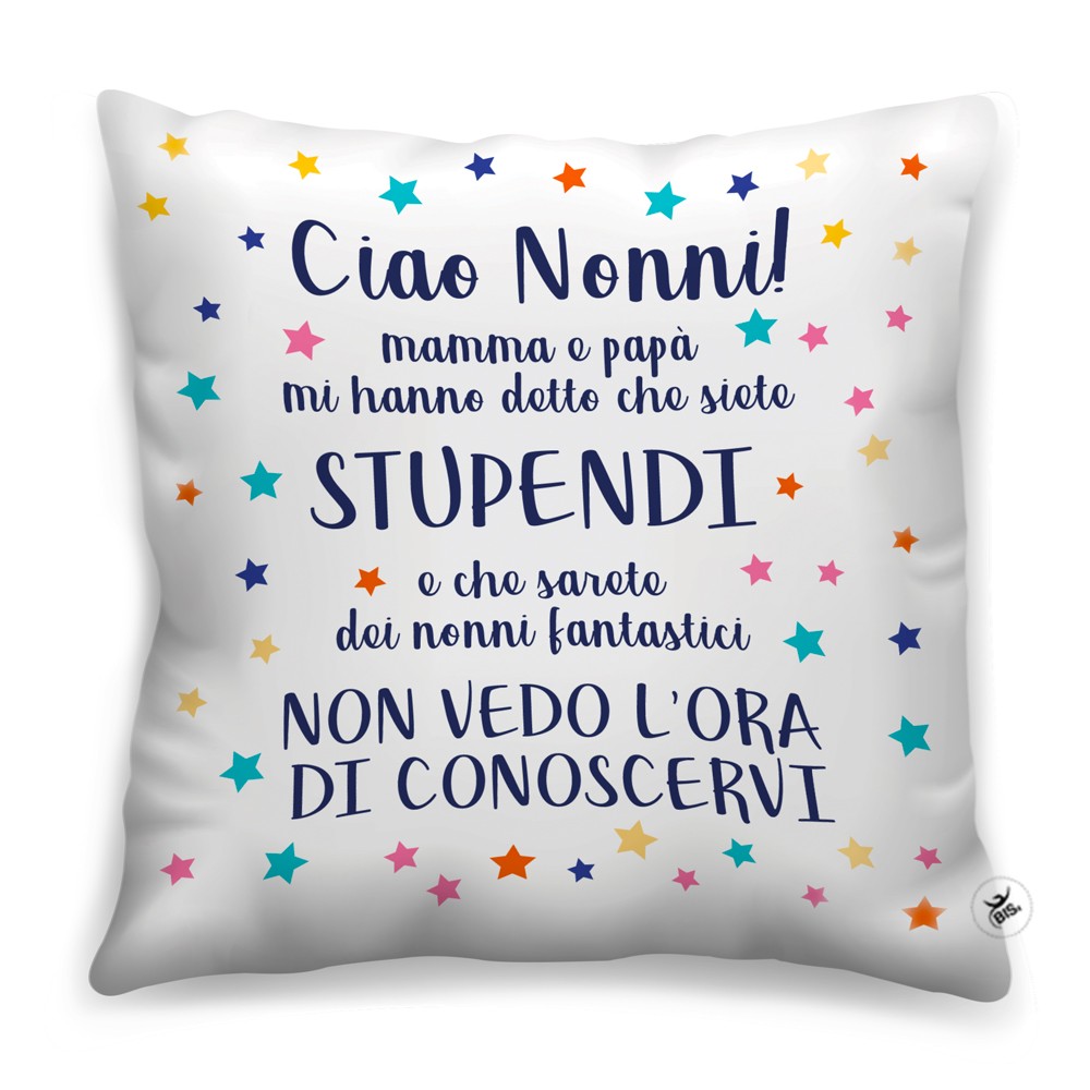 Federa cuscino "Ciao Nonni!"