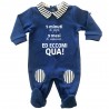 Tutina neonato caldo cotone blu