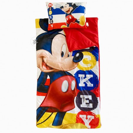 Sacco a pelo e cuscino Topolino