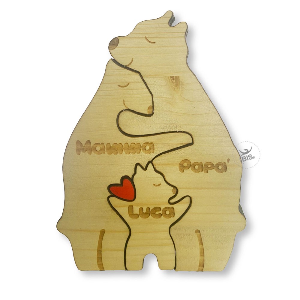 Puzzle 3d "Bear Family"