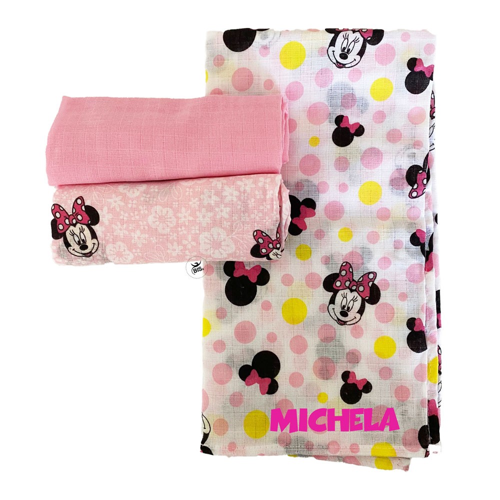 Kit quadrati di garza "Minnie Mouse"