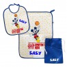Kit Asilo plastificato "Topolino Smile blu
