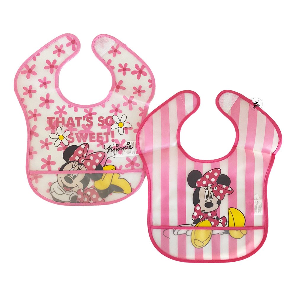 Coppia bavaglini in plastica "Sweet Minnie"