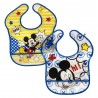Coppia bavaglini in plastica "Hi Mickey"