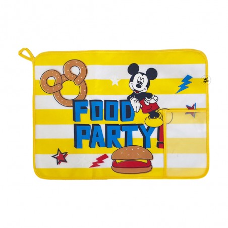 Tovaglietta plastificata "Mickey Party" giallo