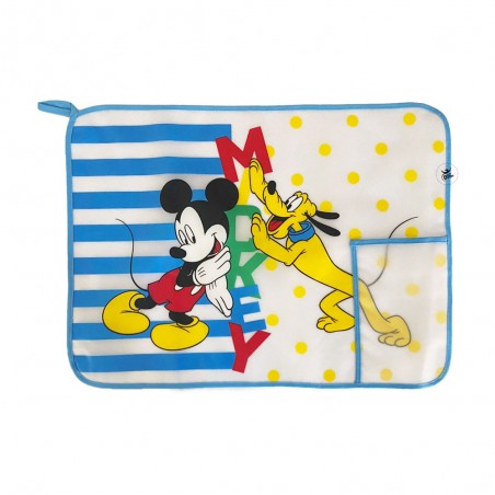 Tovaglietta plastificata "Mickey Party" blu