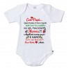Newborn bodysuit "If mom says no... grandma says yes"!