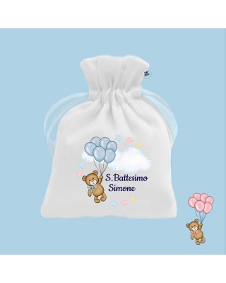 Kit 5pz sacchetti portaconfetti "Teddy collection"