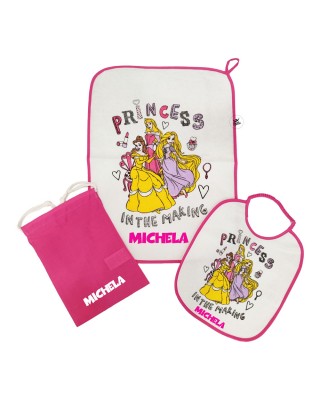 Kit Asilo plastificato "Princess" fuxia